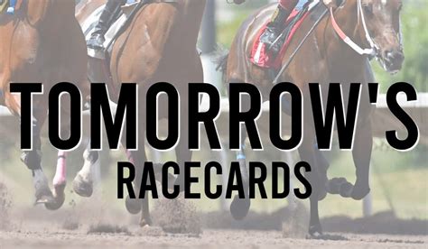 attheraces racecards|Tomorrow's Racecards .